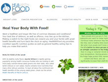 Tablet Screenshot of healwithfood.org